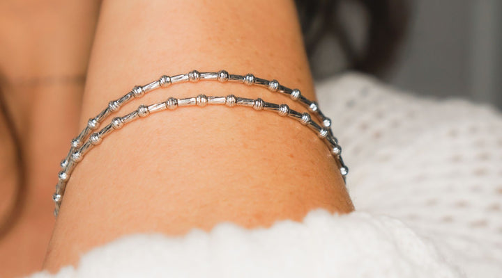 How to Stack Bangle Bracelets