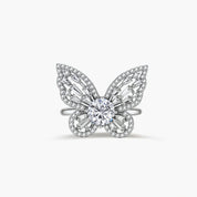 Metamorphosis Butterfly Moissanite Ring