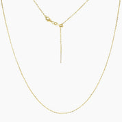 23"Tessa Adjustable Length Charm Threader — Cable Chain (Gold)
