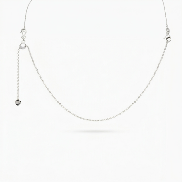 Cassie Cable Adjustable Extender 10" (Silver)
