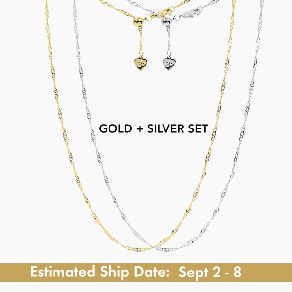 Addie Adjustable Set (Gold + Silver)