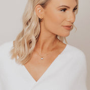 Addie CZ Adjustable Necklace (Gold)