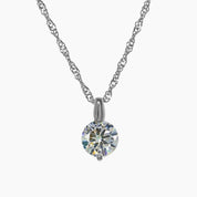 Addie CZ Adjustable Necklace (Silver)
