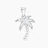 Crystal Collection Pendants Sterling Silver CZ Palm Tree Pendant