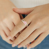 Crystal Collection Rings Sterling Silver CZ Heart Ring