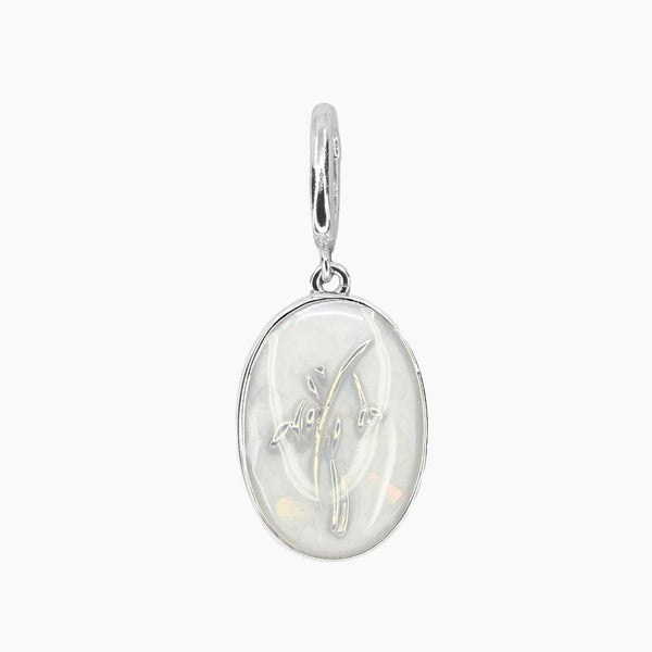 Birth Flower Charm (Silver)