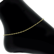 Addie Adjustable Anklet (Gold)