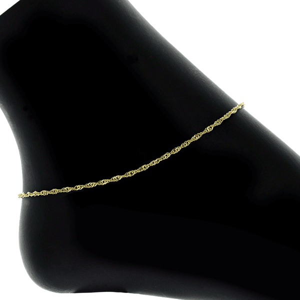 Addie Adjustable Anklet (Gold)