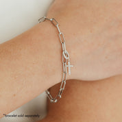Cross Charm (Silver)