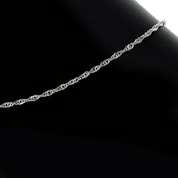 Addie Adjustable Anklet (Silver)