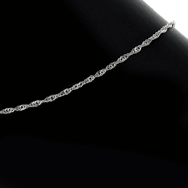 Addie Adjustable Anklet (Silver)