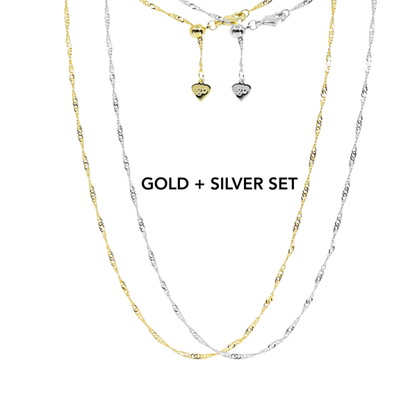 Addie Adjustable Set (Gold + Silver)