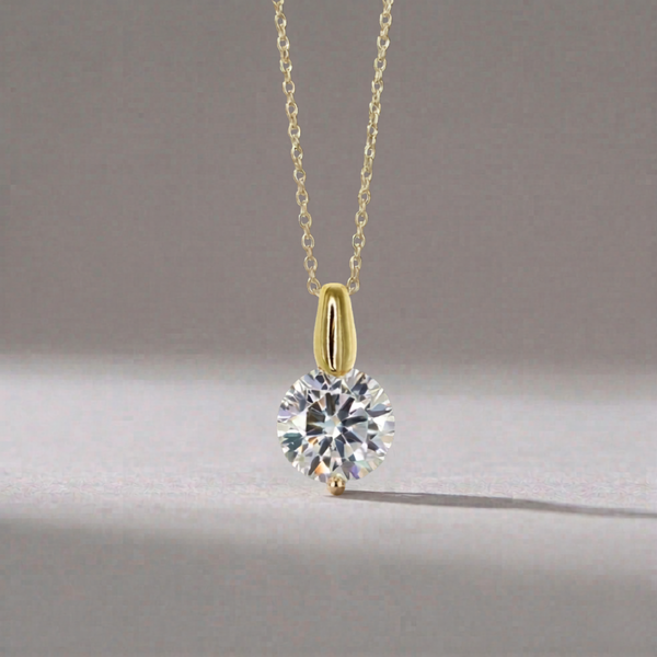 Tessa Brilliant CZ Adjustable Necklace (Gold)