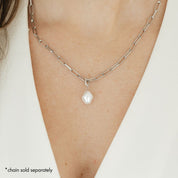 Pearl Charm (Silver)