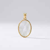 Mother of Pearl Tree of Life Pendant (Gold)