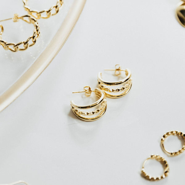 Abigail Earrings (Gold)