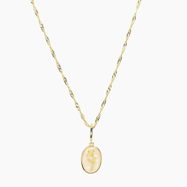 Birth Flower Charm (Gold)