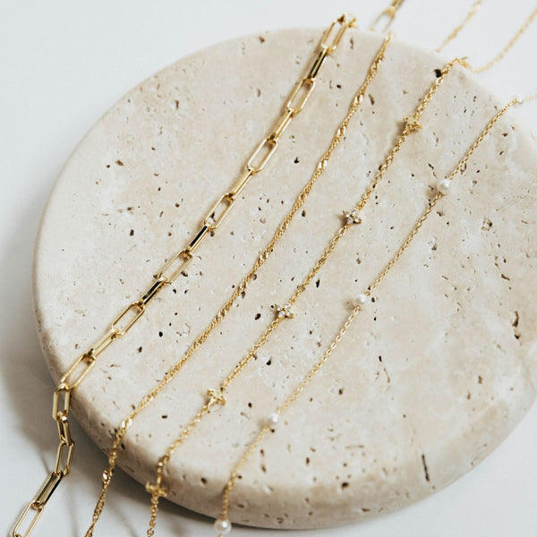 Addie Adjustable Chain 24"(Gold)