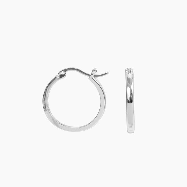 Small Hoop Earrings (Silver)