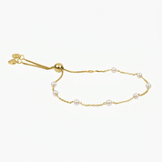 Meg Station Adjustable Bracelet (Gold)