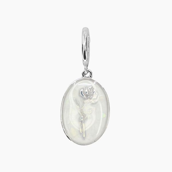 Birth Flower Charm (Silver)