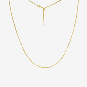 Bella Adjustable Box Chain 22"(Gold)