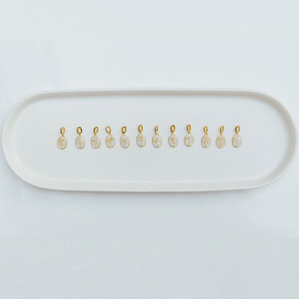 Birth Flower Charm (Gold)
