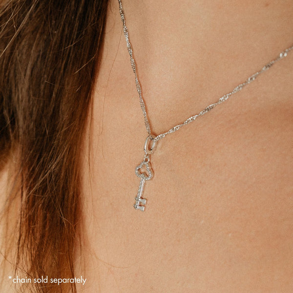 Key Charm (Silver)