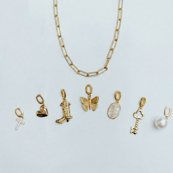 Pearl Charm (Gold)