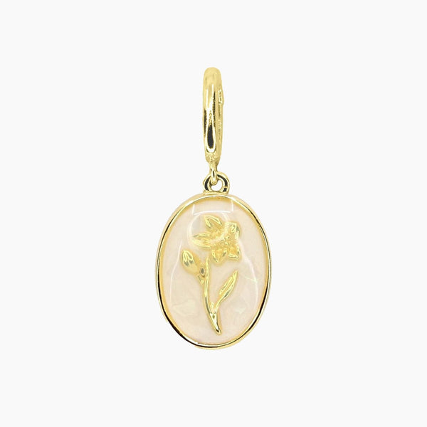 Birth Flower Charm (Gold)