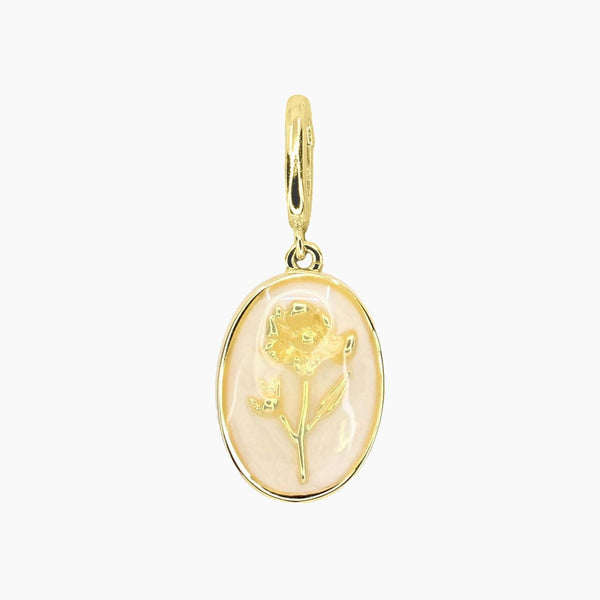 Birth Flower Charm (Gold)