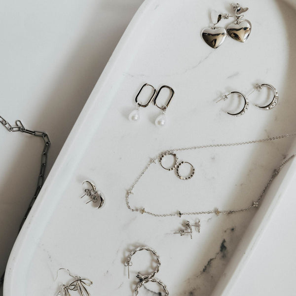 Charlotte CZ Hoops (Silver)