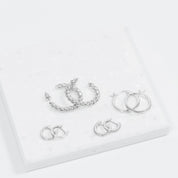 Small Hoop Earrings (Silver)