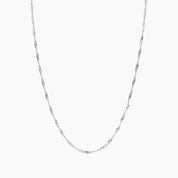 Addie Adjustable Chain 24"(Silver)