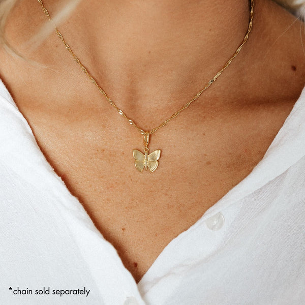 Butterfly Charm (Gold)