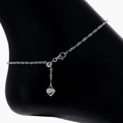 Addie Adjustable Anklet (Silver)