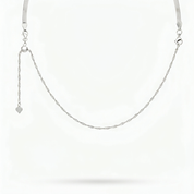 Addie Adjustable Necklace Extender (Silver)
