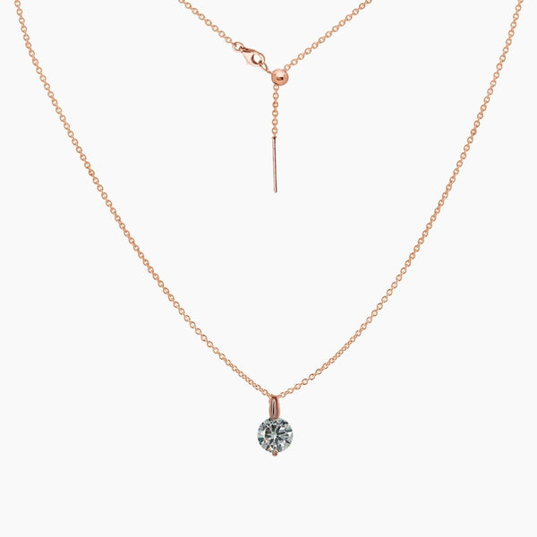 Tessa Adjustable Threader Cable Chain 19"(Rose Gold)
