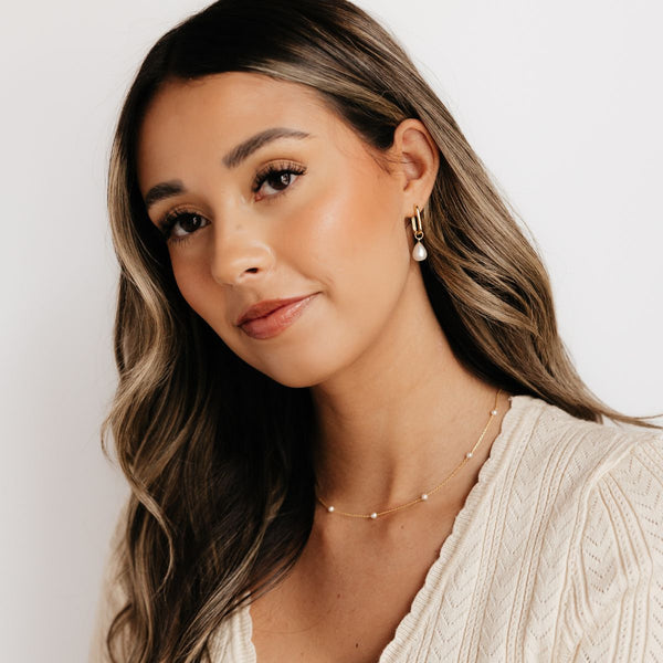 Meg Station Adjustable Necklace (Gold)