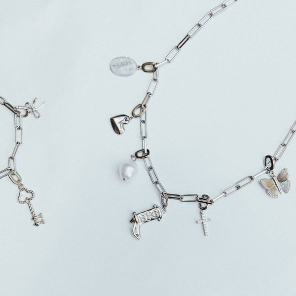 Pearl Charm (Silver)