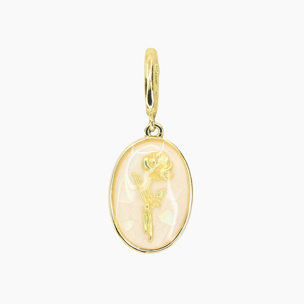 Birth Flower Charm (Gold)