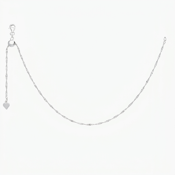Addie Adjustable Necklace Extender (Silver)