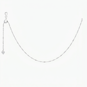Addie Adjustable Necklace Extender (Silver)