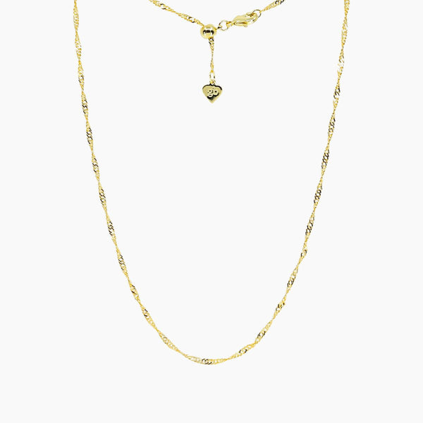 Addie Adjustable Chain 24"(Gold)
