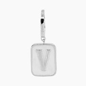 Classic Initial Charm (Silver)
