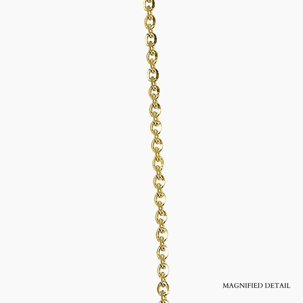 Tessa Adjustable Threader Cable Chain 23"(Gold)