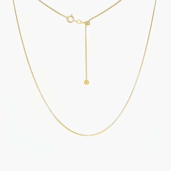 Sienna Snake Adjustable Threader Chain 18"(Gold)