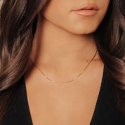 Bella Adjustable Box Chain 22"(Gold)