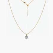 Tessa Brilliant CZ Adjustable Necklace (Gold)