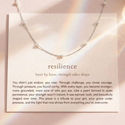 Meg Station Necklace (Silver)